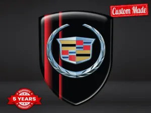 Cadillac Emblemi Automobile Resistenti Pregio Professionali ST